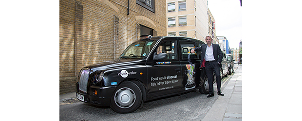 InSinkErator Broadens Marketing Activity with London Taxi Campaign